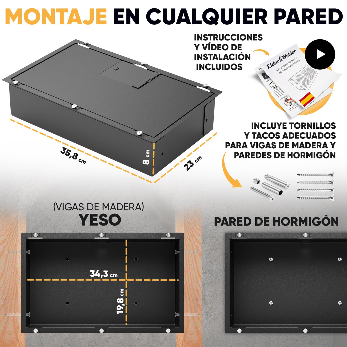 Caja fuerte rejilla de ventilación – imagen 4