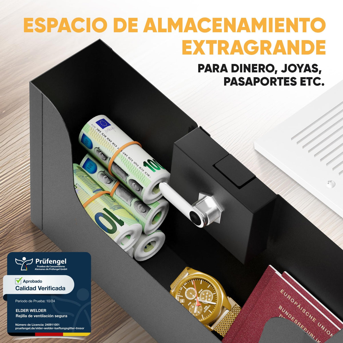 Caja fuerte rejilla de ventilación – imagen 5