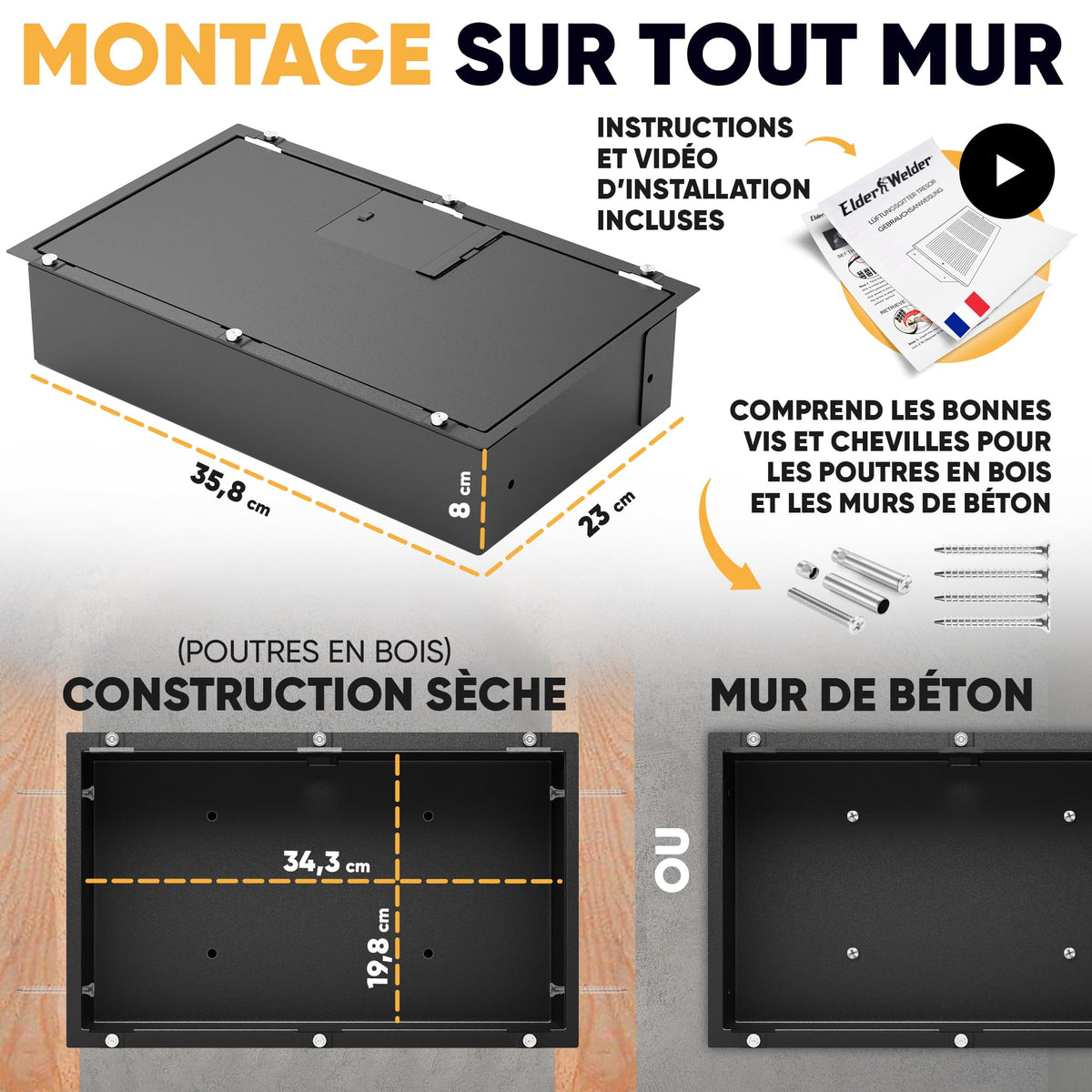 Coffre-fort grille de ventilation – image 4