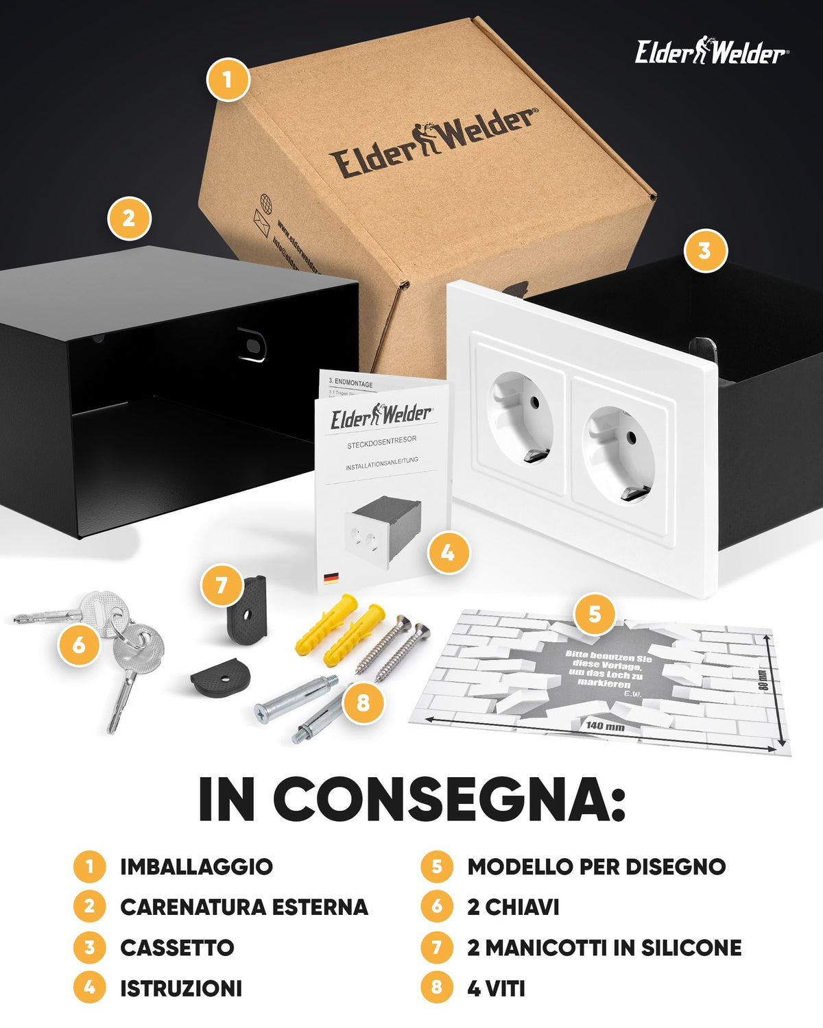 Cassaforte presa 10 cm – immagine 6