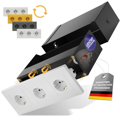 Magnet-Steckdosentresor 3-fach – Hauptbild #steckdose_3-fach