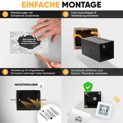 Magnet-Steckdosentresor Einzel – Bild 4 #steckdose_einzel
