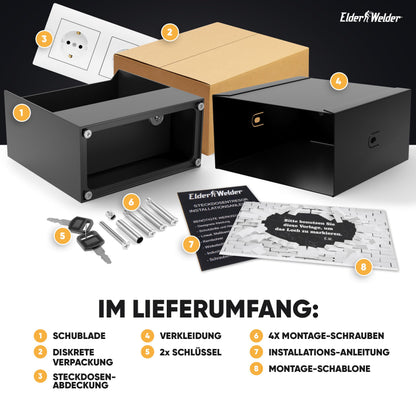 Magnet-Steckdosentresor Doppel – Bild 7 #steckdose_doppel
