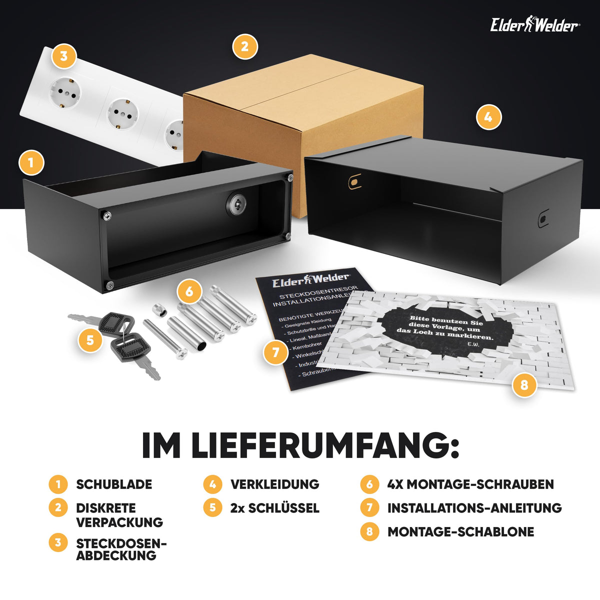 Magnet-Steckdosentresor 3-fach – Bild 7 #steckdose_3-fach