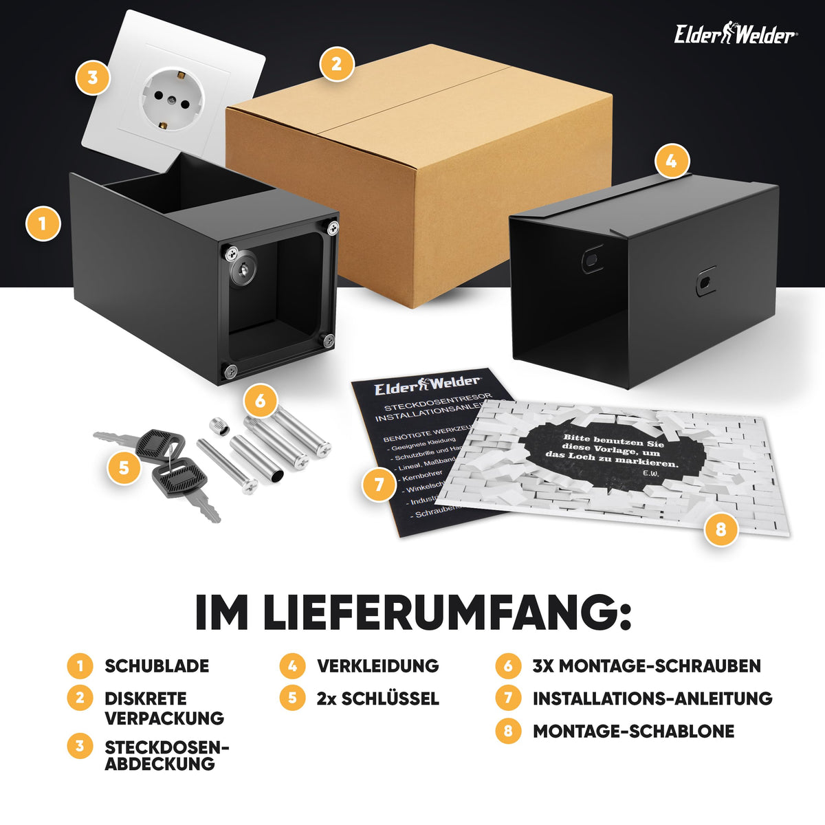 Magnet-Steckdosentresor Einzel – Bild 7 #steckdose_einzel