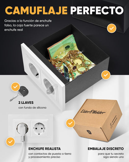 Caja fuerte enchufe 10 cm – imagen 2