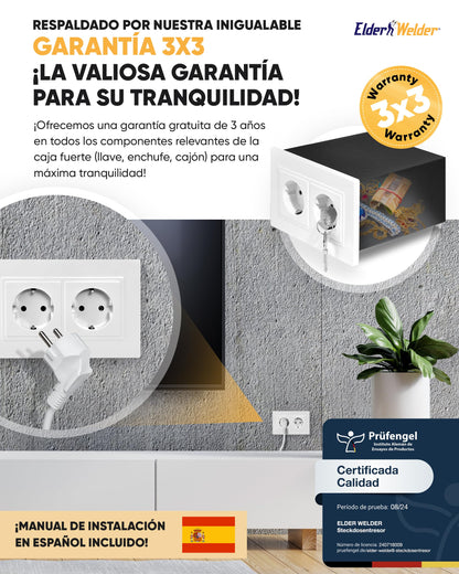Caja fuerte enchufe 10 cm – imagen 5