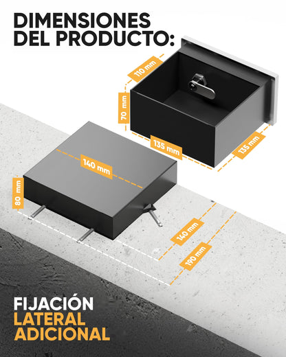 Caja fuerte enchufe 14 cm – imagen 3