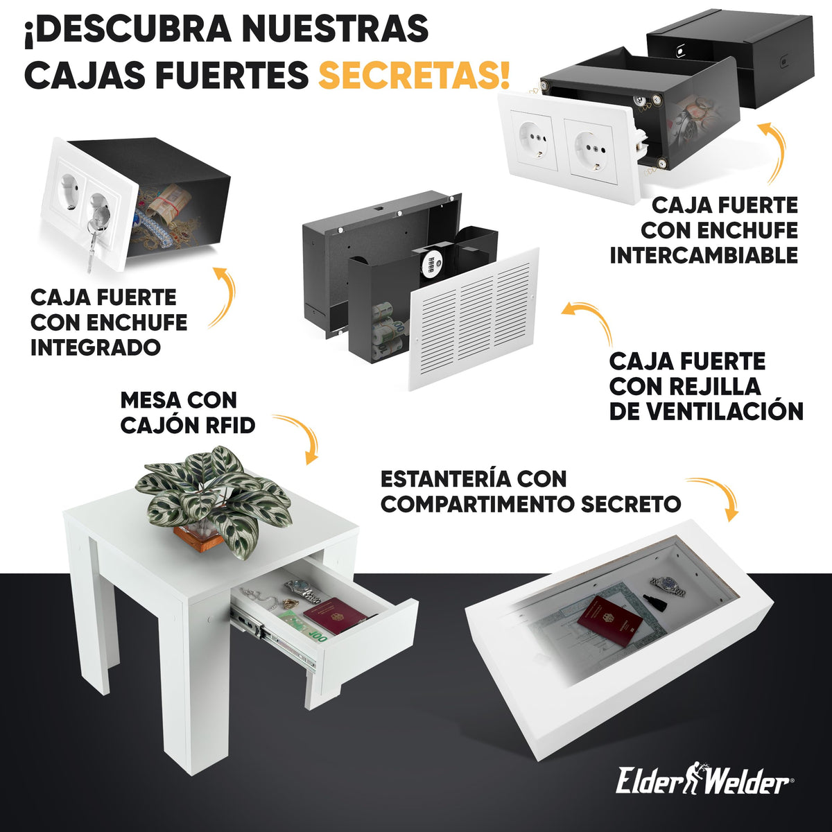 Caja fuerte enchufe magnética simple – imagen 9