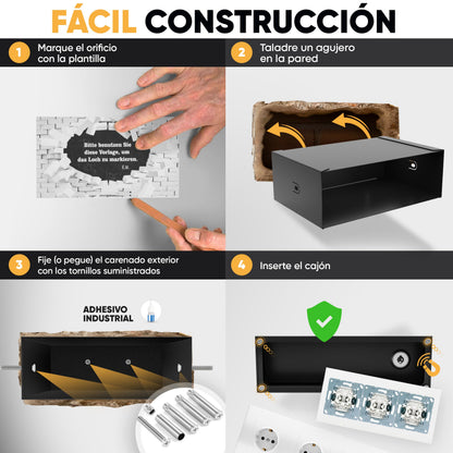 Caja fuerte enchufe magnética triple – imagen 4