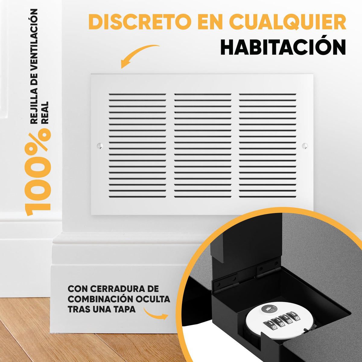 Caja fuerte rejilla de ventilación – imagen 2