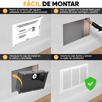 Caja fuerte rejilla de ventilación – imagen 3