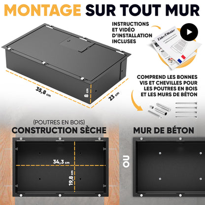 Coffre-fort grille de ventilation – image 4