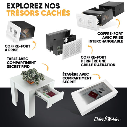 Coffre-fort prise magnétique double – image 9