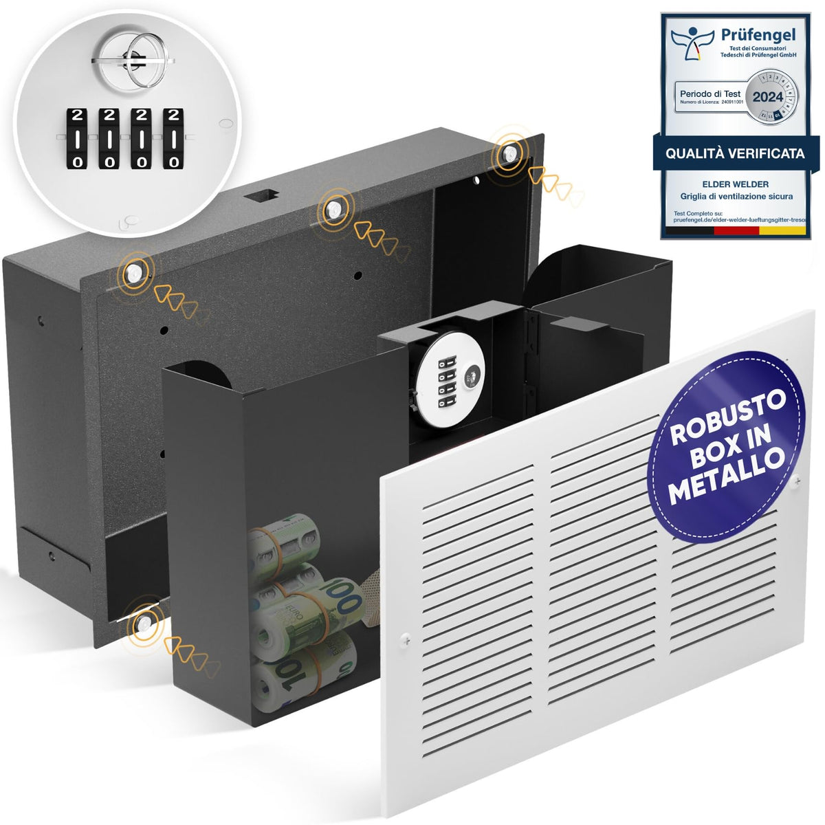Cassaforte griglia di ventilazione – immagine 1 #lang-it