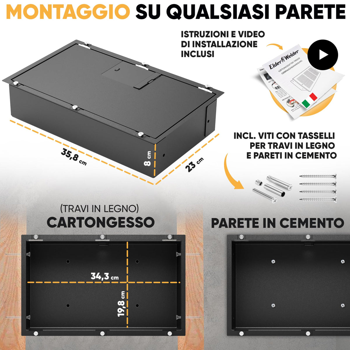 Cassaforte griglia di ventilazione – immagine 4