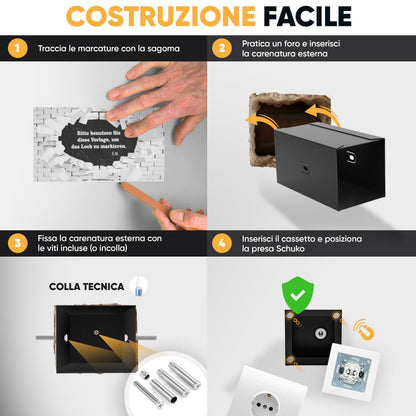 Cassaforte presa magnetica singola – immagine 4
