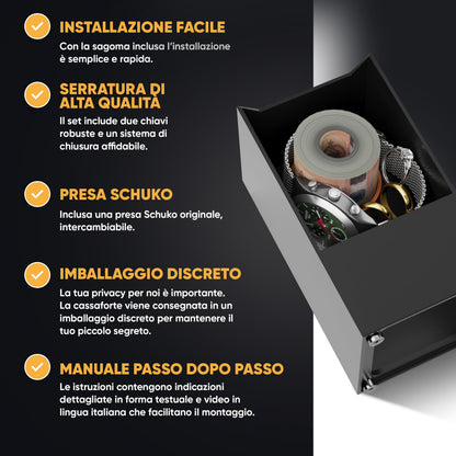 Cassaforte presa magnetica singola – immagine 6
