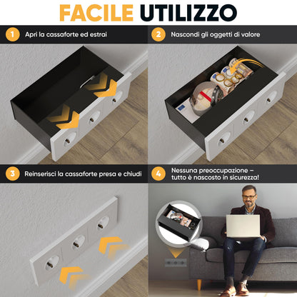 Cassaforte presa magnetica tripla – immagine 3