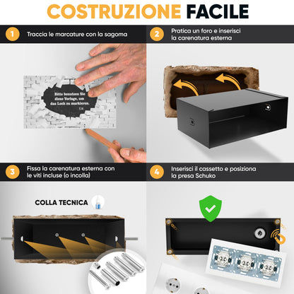 Cassaforte presa magnetica tripla – immagine 4