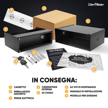 Cassaforte presa magnetica tripla – immagine 7