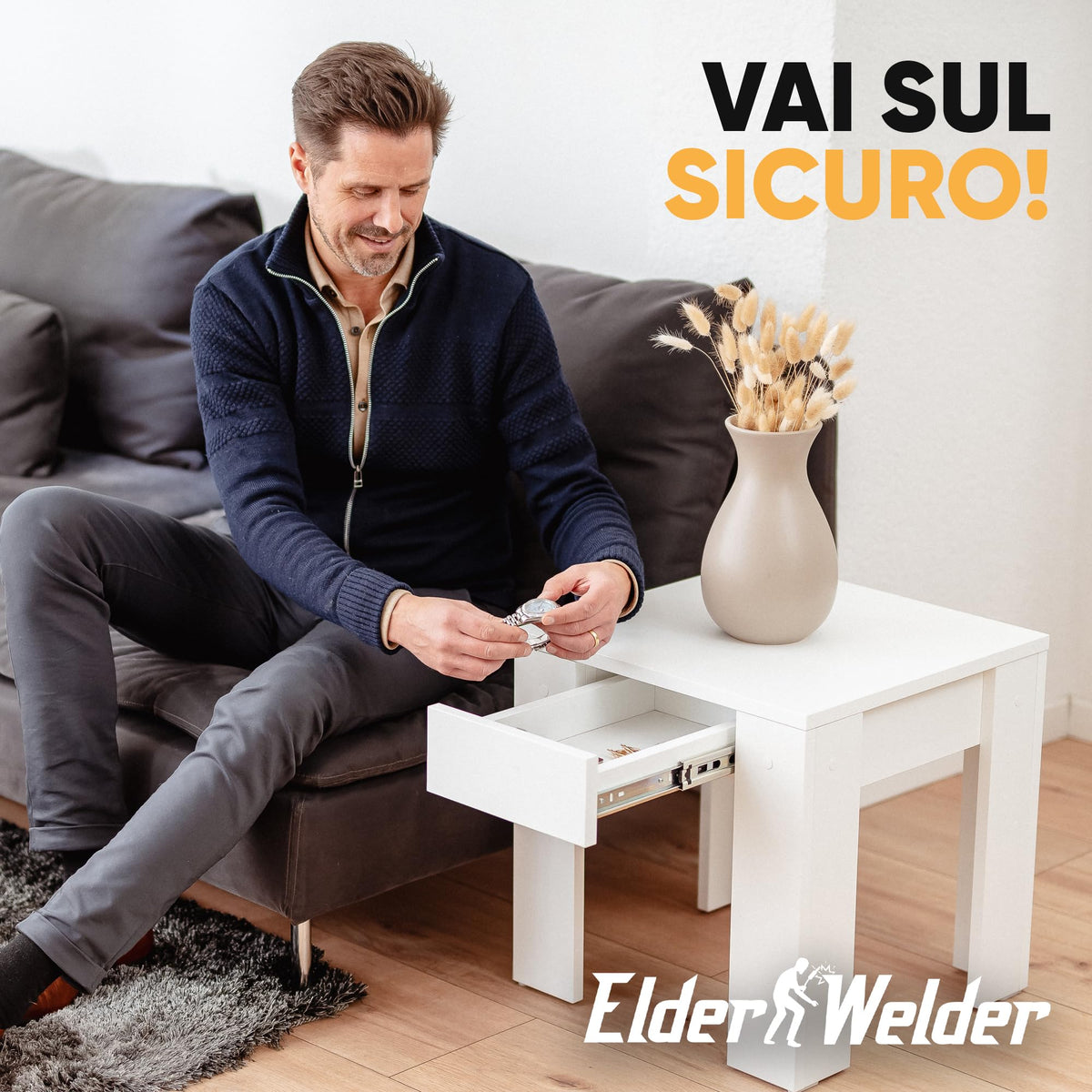 Tavolino con scomparto segreto RFID – immagine 7